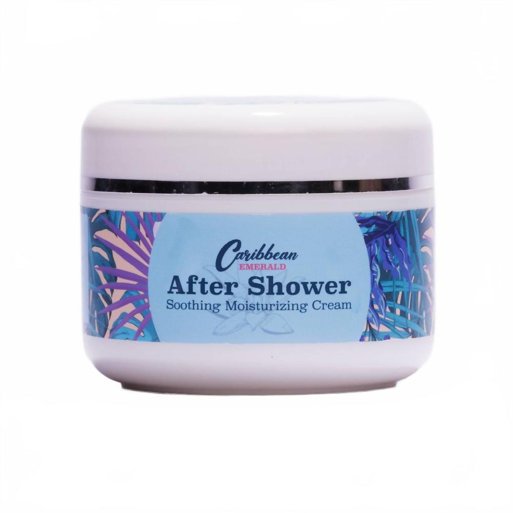 NEW CARIBBEAN EMERALD after shower soothing moisturizing cream in cream